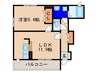 グレースガーデン大内Ⅰ 1LDKの間取り