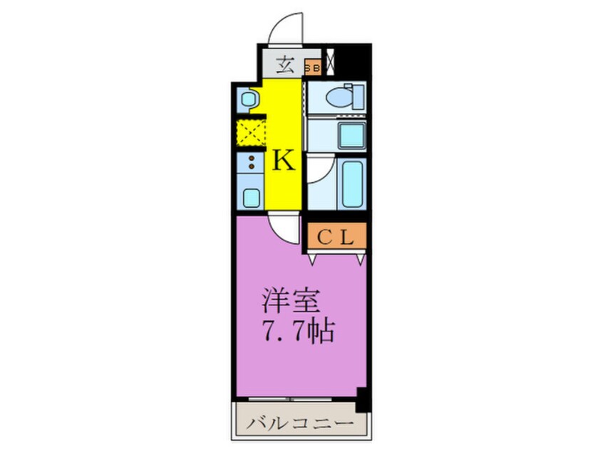 間取図 サムティ大橋南