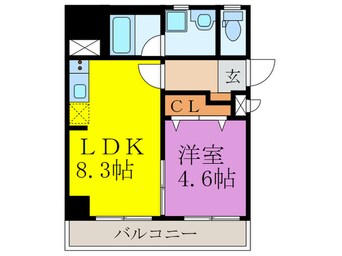 間取図 サムティ大橋南