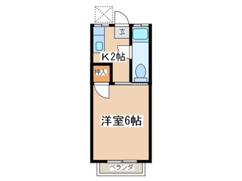 間取図 ヒルズ二日市