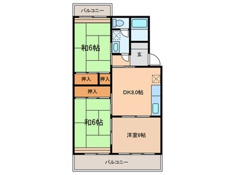 間取図 エミネント香椎