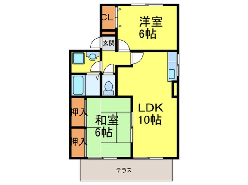 間取図 エスポア－ル・藤