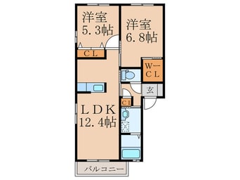 間取図 エクセル　Ｃ棟