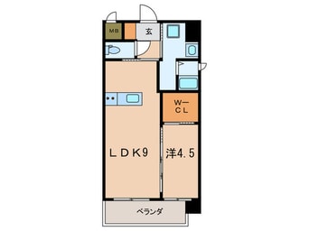 間取図 キャトルセゾン中井