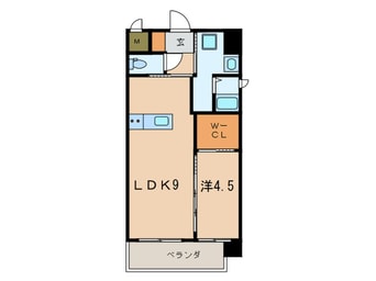 間取図 キャトルセゾン中井