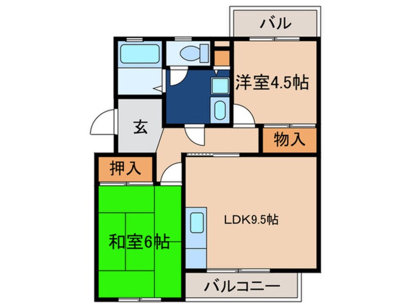 間取図 直方ｃｏｍｏｄｏ
