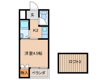 間取図 ビバリーヒルズ宗像