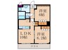 カ－サ　ル－チェＫ 2LDKの間取り