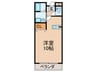 ラフロ－ラ 1Rの間取り