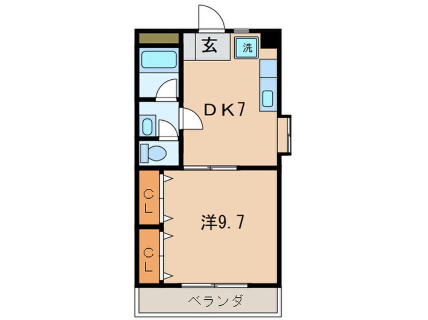 間取図 クレフォート東門司