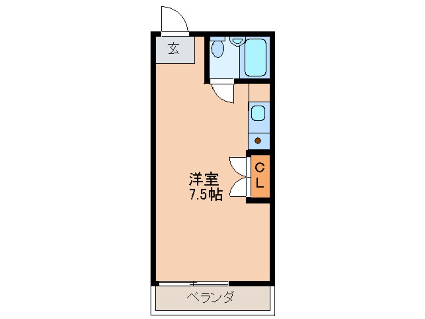 間取図 エルスタンザ春日原