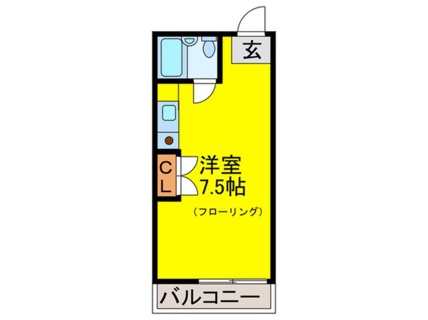 間取図 エルスタンザ春日原