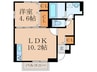 GRANCASA下貫 1LDKの間取り
