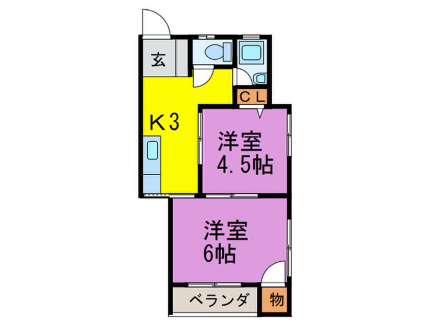 間取図 白川ビル