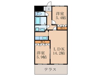 間取図 ロイヤルハイツⅡ