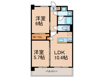 間取図 S-RESIDENCE博多駅南afford