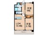 S-RESIDENCE博多駅南afford 2LDKの間取り