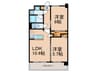 S-RESIDENCE博多駅南afford 2LDKの間取り