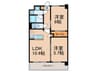 S-RESIDENCE博多駅南afford 2LDKの間取り