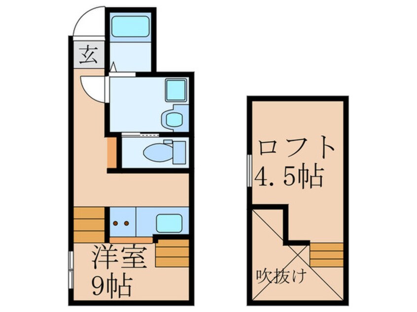 間取図 ラ　シエスタ飯塚