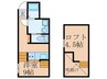ラ　シエスタ飯塚 1Rの間取り