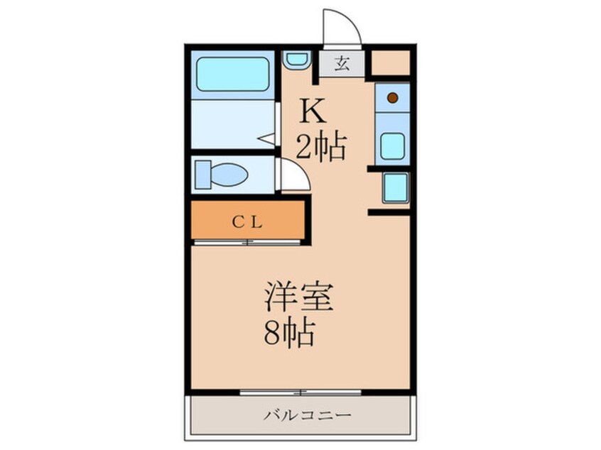 間取図 コスモハイツ