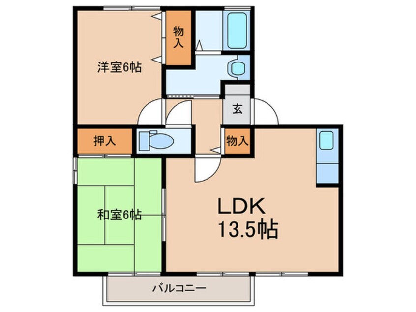 間取図 ロイヤルガーデン芳賀Ｃ棟