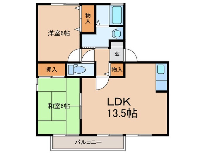 間取り図 ロイヤルガーデン芳賀Ｃ棟