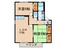 ロイヤルガーデン芳賀Ｃ棟 2LDKの間取り
