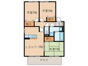 ルネッサンス大里Ａ棟の間取図