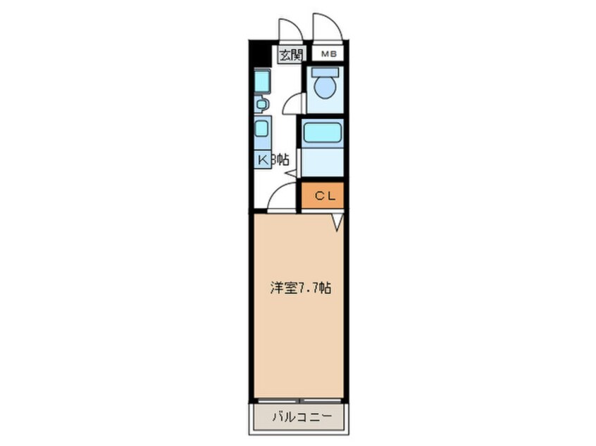 間取図 プラネット室見