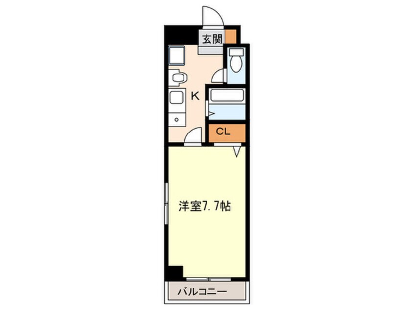 間取図 プラネット室見