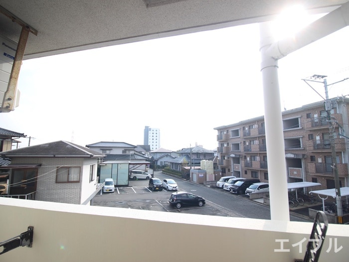 室内からの展望 東宝ビル