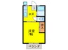 パークハイツフォーレ 1Kの間取り