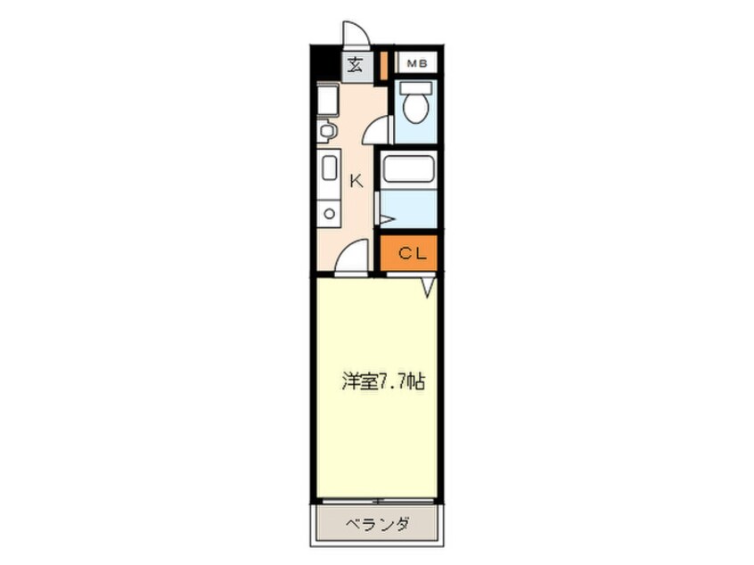 間取図 サンセット室見