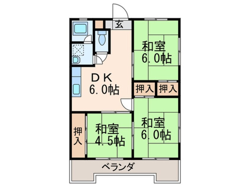 間取図 サンライズ青山