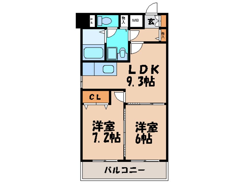 間取図 エース5番館