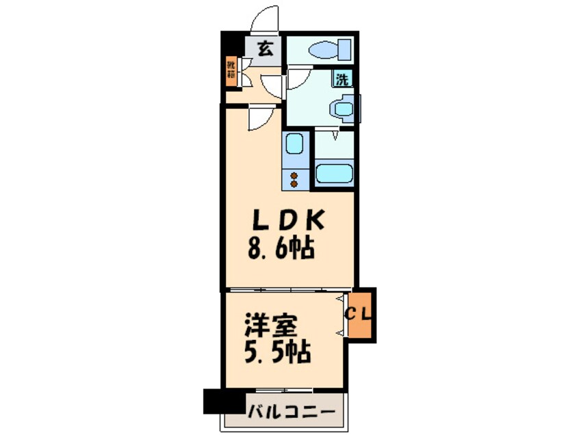 間取図 エース5番館