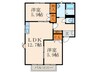コモンシティ志井Ａ棟 2LDKの間取り