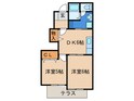 ベルデュールⅡの間取図