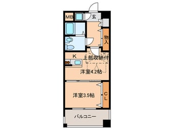 間取図 Ｎｏ.６２TOWERSAVANTGARDE博多