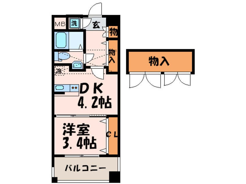 間取図 Ｎｏ.６２TOWERSAVANTGARDE博多