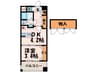 Ｎｏ.６２TOWERSAVANTGARDE博多 1DKの間取り
