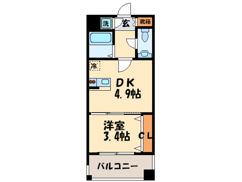 間取図 Ｎｏ.６２TOWERSAVANTGARDE博多