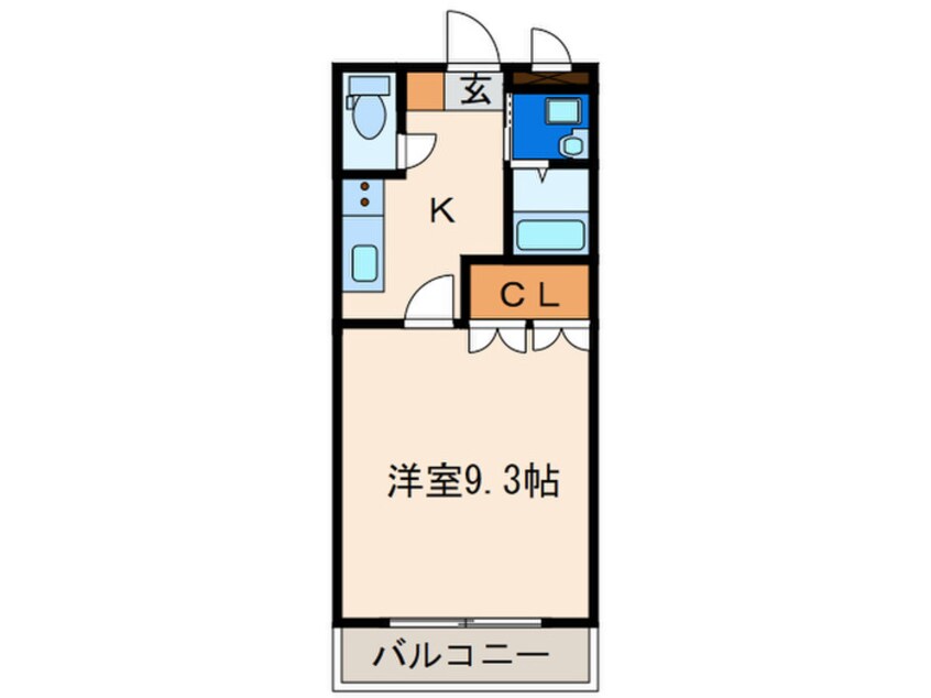 間取図 コンフォルト城野駅前