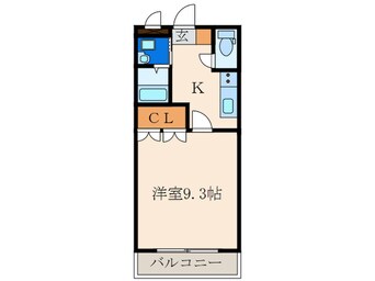 間取図 コンフォルト城野駅前