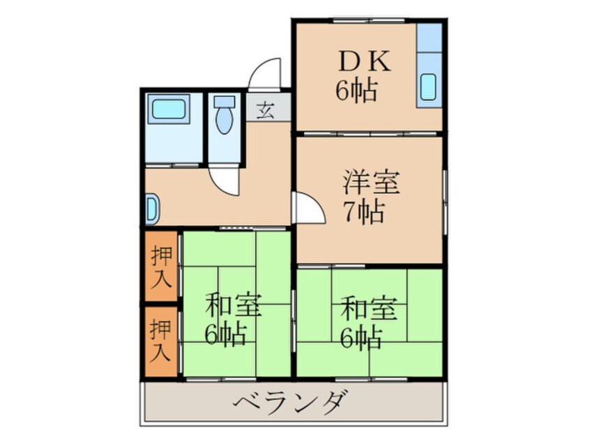 間取図 榎アパートＣ