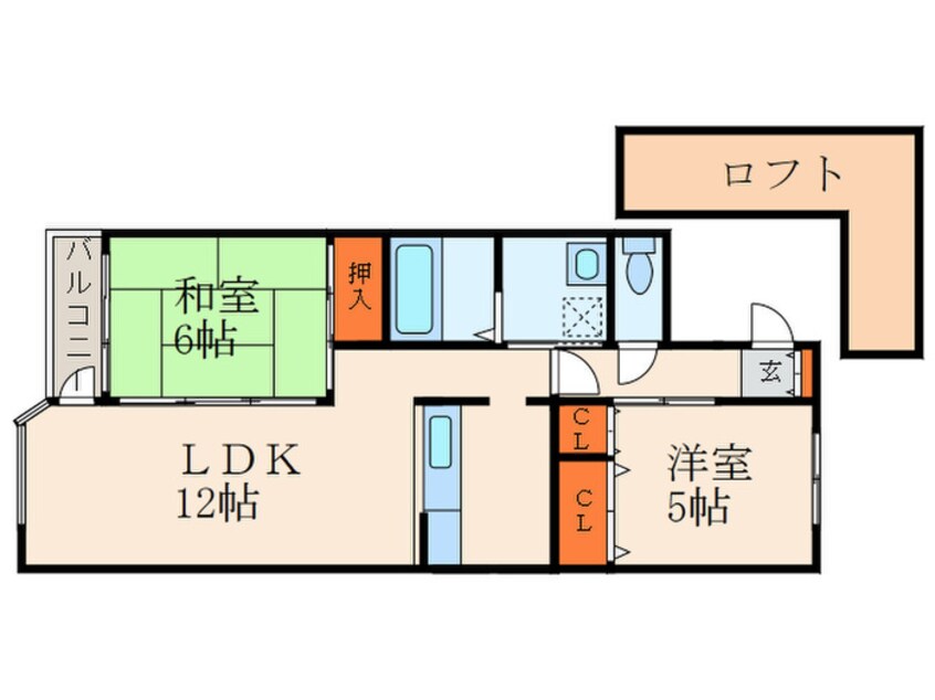 間取図 富士ヶ丘