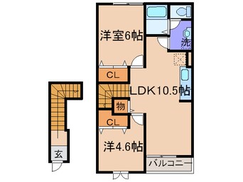 間取図 エヴァーグリーン　Ｈ