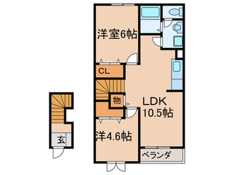 間取図 エヴァーグリーン　Ｉ